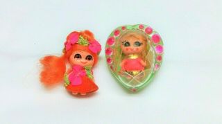 Vintage 1967 Mattel Little Kiddles Jewelry Ring And Loose Doll