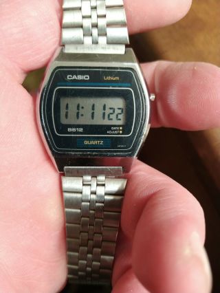 Casio B - 612 (350) Rare 1986 Vintage Japan M 34mm Watch