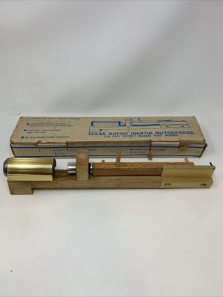 Vintage Texas Native Inertia Nutcracker Model 7141 Box W/instructions