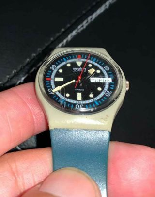 Swatch Calypso Diver Gm701 1985 Gent 34mm - Great All