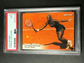 Serena Williams 2003 Netpro 1 Rookie Card Rc Psa 9 Tennis Legend Future Hof (c)