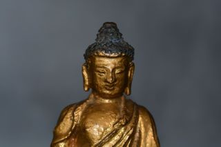Antique Chinese Gilt Bronze Buddha Ming Dynasty