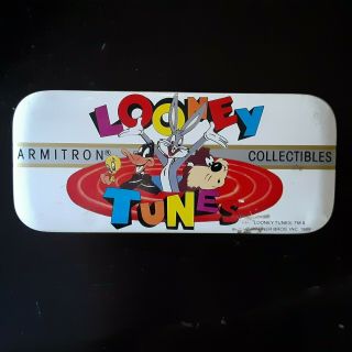 Vintage 1989 Daffy Duck Looney Tunes Armitron Watch W/tin Box In Orig Packaging