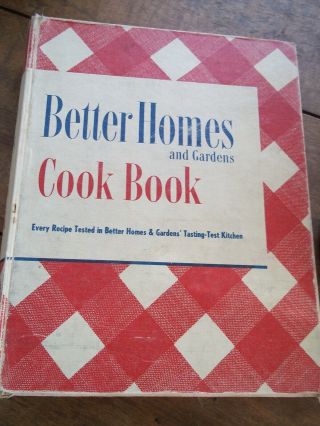 Vintage Better Homes And Gardens Cookbook 1950 21st Printing 5 - Ring Binder