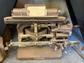 Antique Addressograph Graphotype Machine