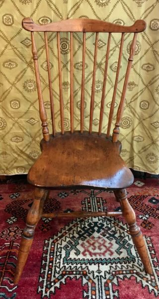 18th Century American Fan Back Windsor Chair Vintage