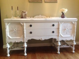 Antique Buffet Shabby Chic
