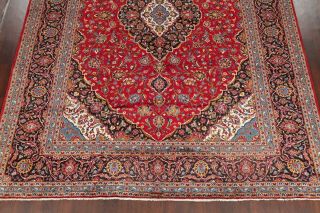 Vintage Traditional Floral Area Rug RED Living Room Hand - Knotted 10x13 5
