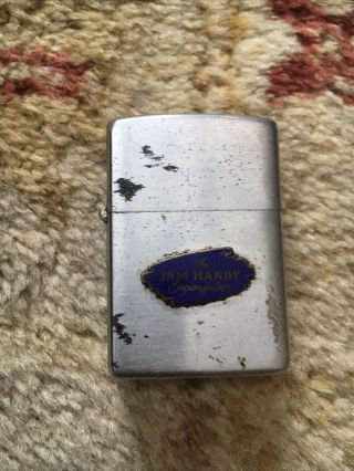 1950 - 57 Zippo Lighter Pat Pend 2517191 Made Usa Jam Handy Rare Lqqk