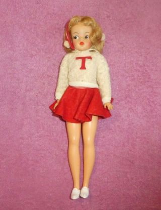 Vintage Ideal Ash Blonde Tammy Doll Wearing Tammy Cheerleader Outfit