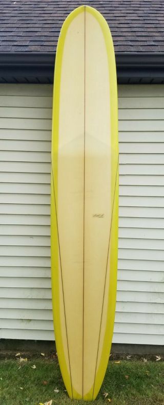 Vintage 1960 - 70 Surfboard Model A By Surfboards Hawaii - W/fin - 10 Feet