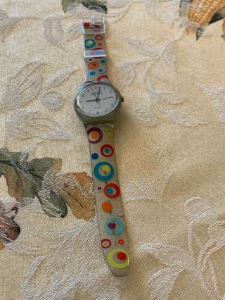 Vintage Swatch Watch " No Name " Gm700d 1983
