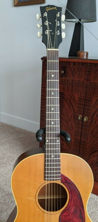 1968 Gibson Lg - 0 Vintage Acoustic Guitar With Hardshell Case.  Cond.