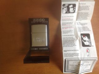 Zippo Lighter Lucky Strike Logo.  In Case With Instructions.