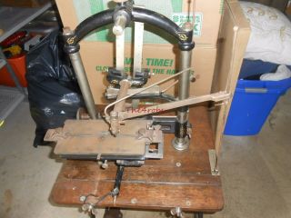 Antique Eaton & Glover Century Pantograph Engraving Machine With Dies