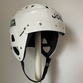 JOFA hockey helmet 285 vintage classic white 50 - 57 size okey 2