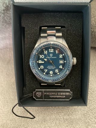 Pagani Design Pd - 1649 Automatic Seiko Nh35 Watch Stainless Steel Usa Shipped