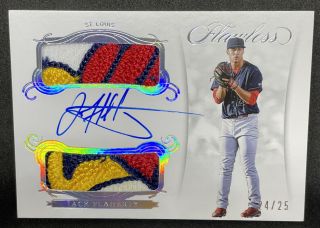 2018 Panini Flawless Rc Jack Flaherty Dual Patch Auto /25 Sick Patches