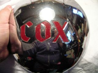 Vintage Cox Baby Moon Style Hub Cap For Camper,  Boat Trailer 7.  3/8 "