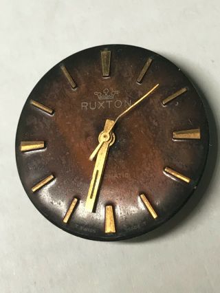 Vintage Wristwatch Movement Ruxton Palmer Sales Co With Eta 2451