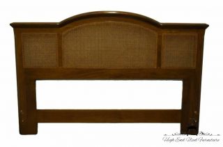 Ethan Allen Classic Manor Solid Maple Queen Size Cane Back Headboard 15 - 5655