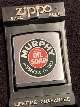 Vintage Zippo Tape Measure / Rule - Murphy Oil Soap Cleaner - In The Box