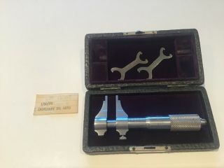 Vintage Brown & Sharpe Mfg Co Micrometer - W/case
