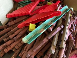 Large box of VINTAGE LINCOLN LOGS 3