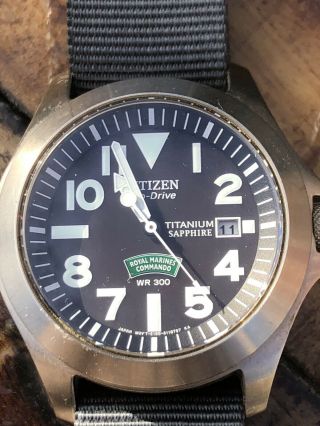 Wristwatch Citizen Royal Marines Titanium Eco Drive 2