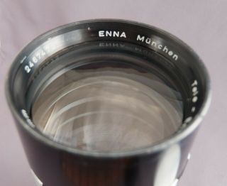Vintage Enna Munchen Tele - Ennalyt 400mm f4.  5 lens for Exakta or Topcon 2