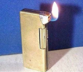 Brass Colibri Butane Pipe Lighter,  Vtg 1980s Great Cond