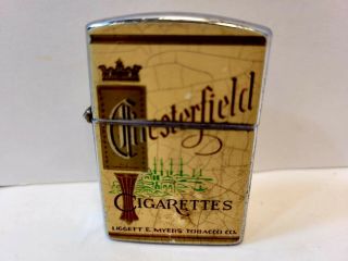 Vintage Chesterfield Cigarettes Lighter Continental Japan