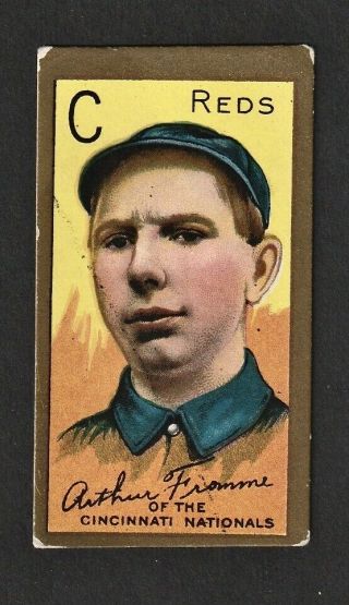 T205 Baseball Fromme: Cincinnati Reds: Sovereign Cigarette Tobacco Card C.  1910:
