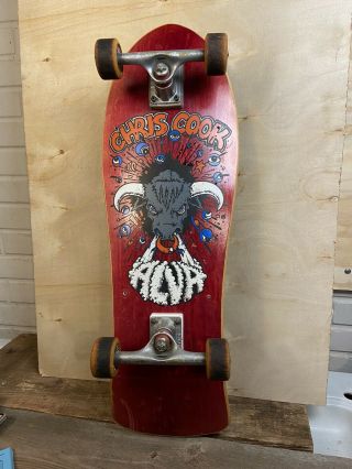 Vintage Skateboard - Tony Alva Skates Chris Cook Venture Trucks Toxic Wheels