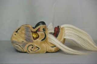 Japanese Handmade Noh mask KANAMEISHIAKUJYO kyougen kagura Hannya demon F/S 5