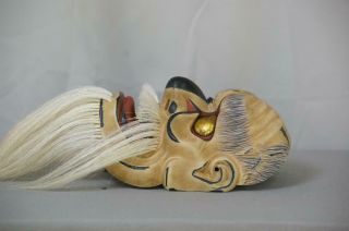 Japanese Handmade Noh mask KANAMEISHIAKUJYO kyougen kagura Hannya demon F/S 6