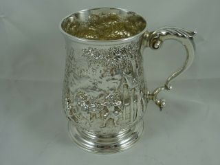 , George Iii,  Solid Silver Pint Tankard,  1765,  415gm