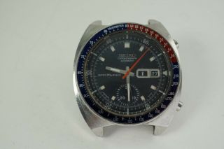 SEIKO CHRONOGRAPH DATE AUTOMATIC 6030 R STEEL OF RESTORATION C.  1970 ' S 3