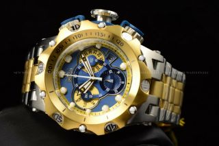Invicta 51mm Hybrid VENOM Swiss Chronograph Gold Silver 2 Tone 500M Diver Watch 3