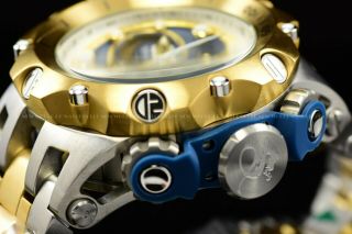 Invicta 51mm Hybrid VENOM Swiss Chronograph Gold Silver 2 Tone 500M Diver Watch 5