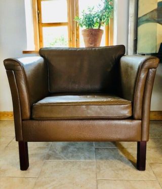 Vintage Danish Mid Century Morgan Hansen Lounge Chair 1966