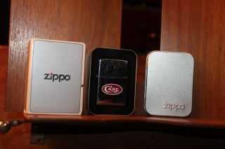 Vintage 1999 Zippo Lighter Case Xx Pocket Knives In Tin And Box