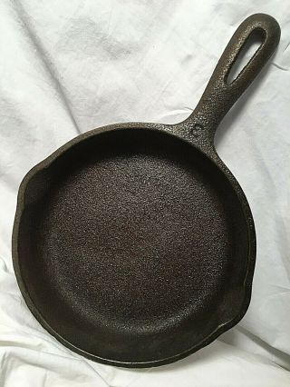 Vintage Wagner Ware Cast Iron 6 - 1/2 " Inch Skillet/frying Pan 3 F Made In Usa