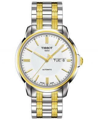 Tissot Automatic Iii Swiss Two Tone Stainless Steel Men 