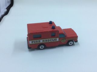 Vintage Matchbox Ambulance (fire Rescue)