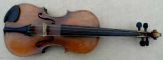 Joh.  Bapt.  Schweitzer Vintage Very Antique Old Violin 4/4 Label Inside