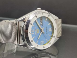Vintage Seiko 5 Automatic Stainless Steel Movement No.  6309 Day - Date Men 