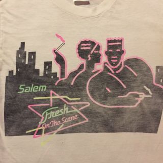 Vintage Salem Cigarettes Fresh On The Scene T Shirt Mens Medium 90s 2
