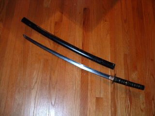[sn - 033] Japanese Samurai Sword: Kanefusa Katana In Koshirae 67.  1 Cm