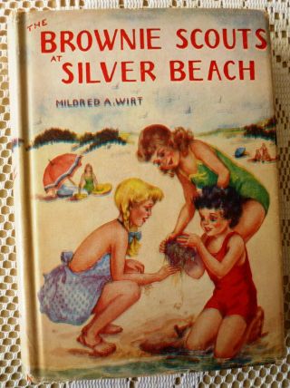 Vintage The Brownie Scouts At Silver Beach Mildred A.  Wirt Hb/dj 1952
